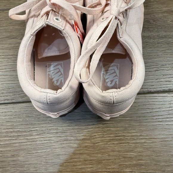 Vans Old Skool Mono Peach Blush Sneakers Low Top Lace Closure Size 9W NWT - Picture 9 of 13